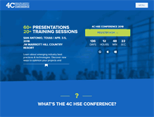 Tablet Screenshot of 4cconference.com